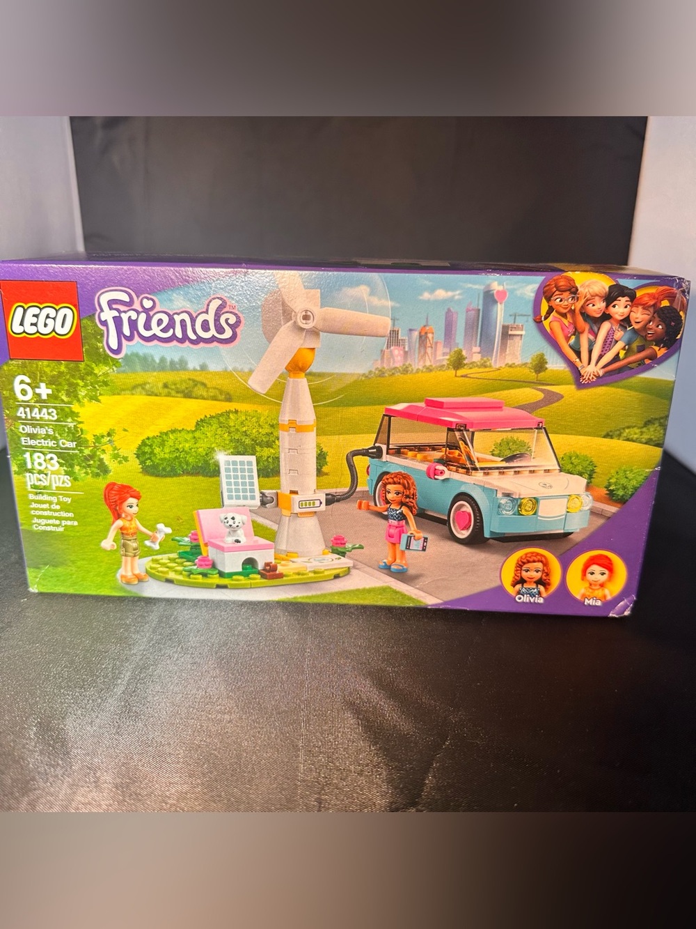 LEGO Friends 41443 Olivia's Electric Car 183 Piece Building Set Factory Sealed